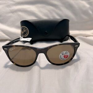 Brand new Ray-Ban polarized sunglasses with case